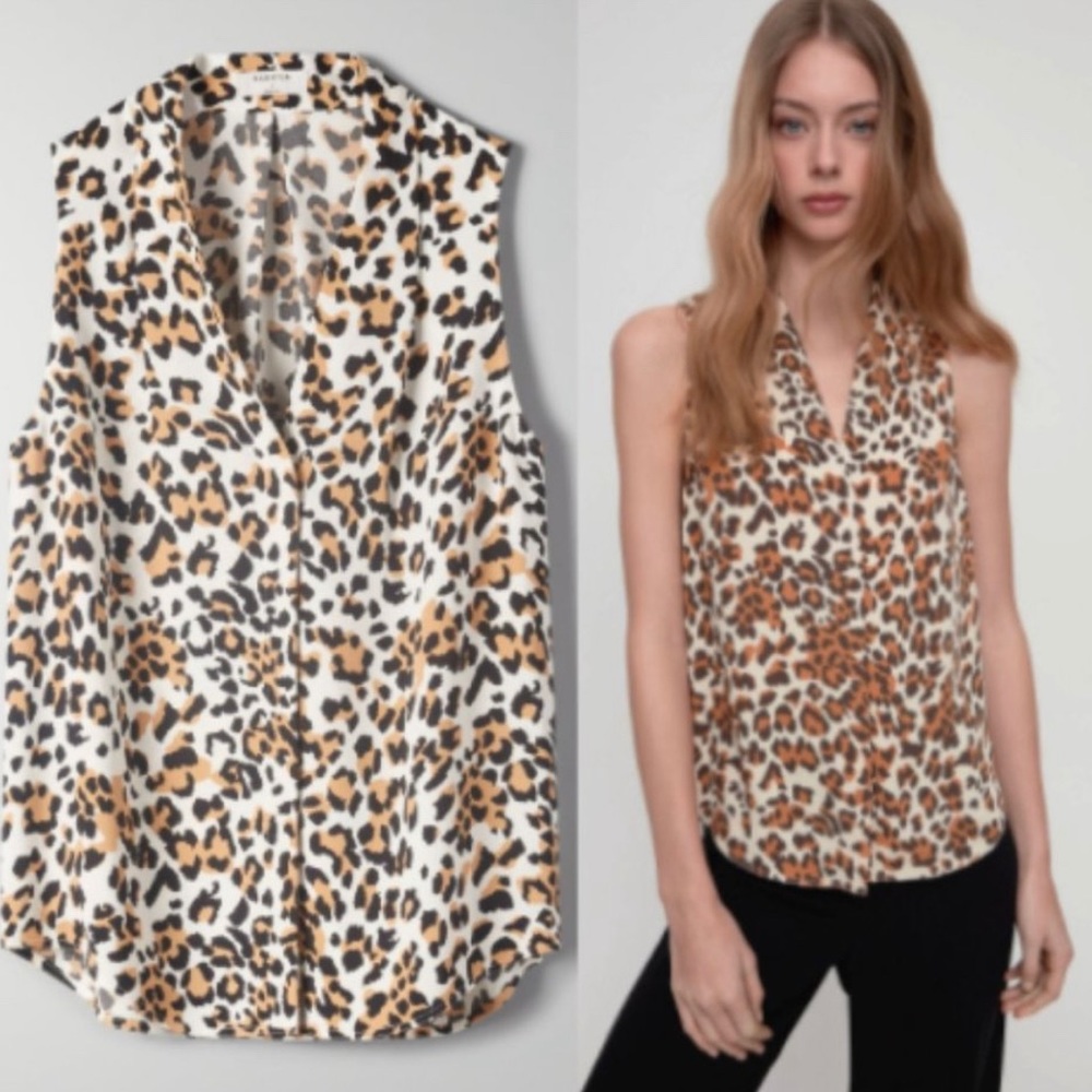 Aritzia Babaton sleeveless blouse XS